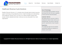 Tablet Screenshot of parathonrs.com